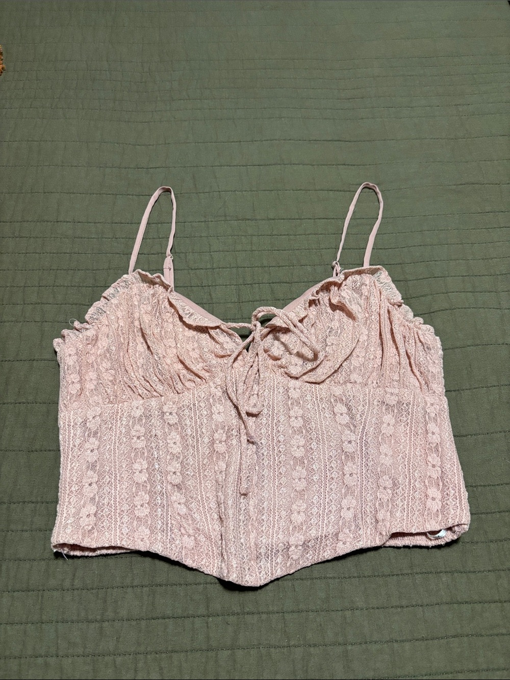 Lulus pink crop top